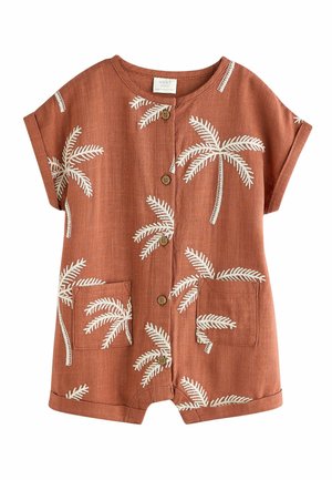 REGULAR FIT - Pajac - rust palm tree