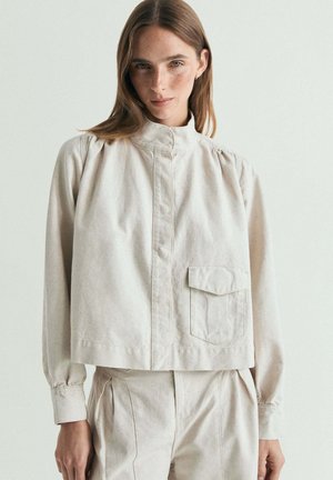 Scalpers SCALPERS RUSTIC PLEAT JACKET - Chaqueta fina - natural