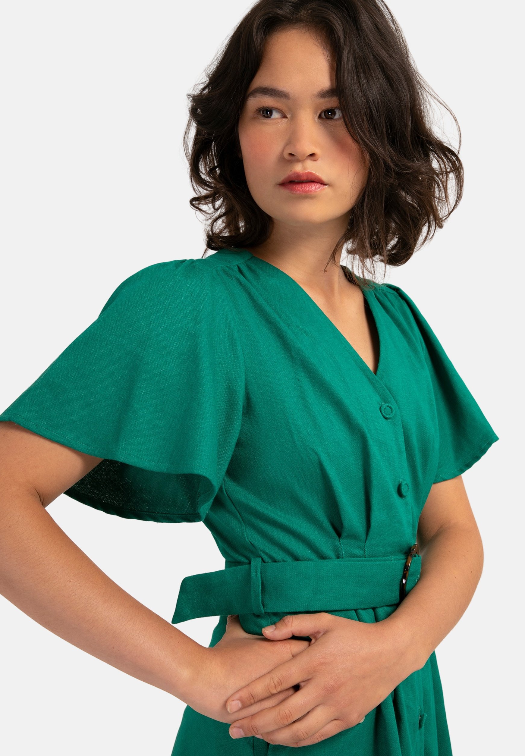 FRNCH ALFREDA - Freizeitkleid - green/grün - Zalando.at