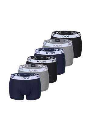 6ER PACK - EVERYDAY STRETCH LOGO - Boxer aderenti - grau/schwarz/blau