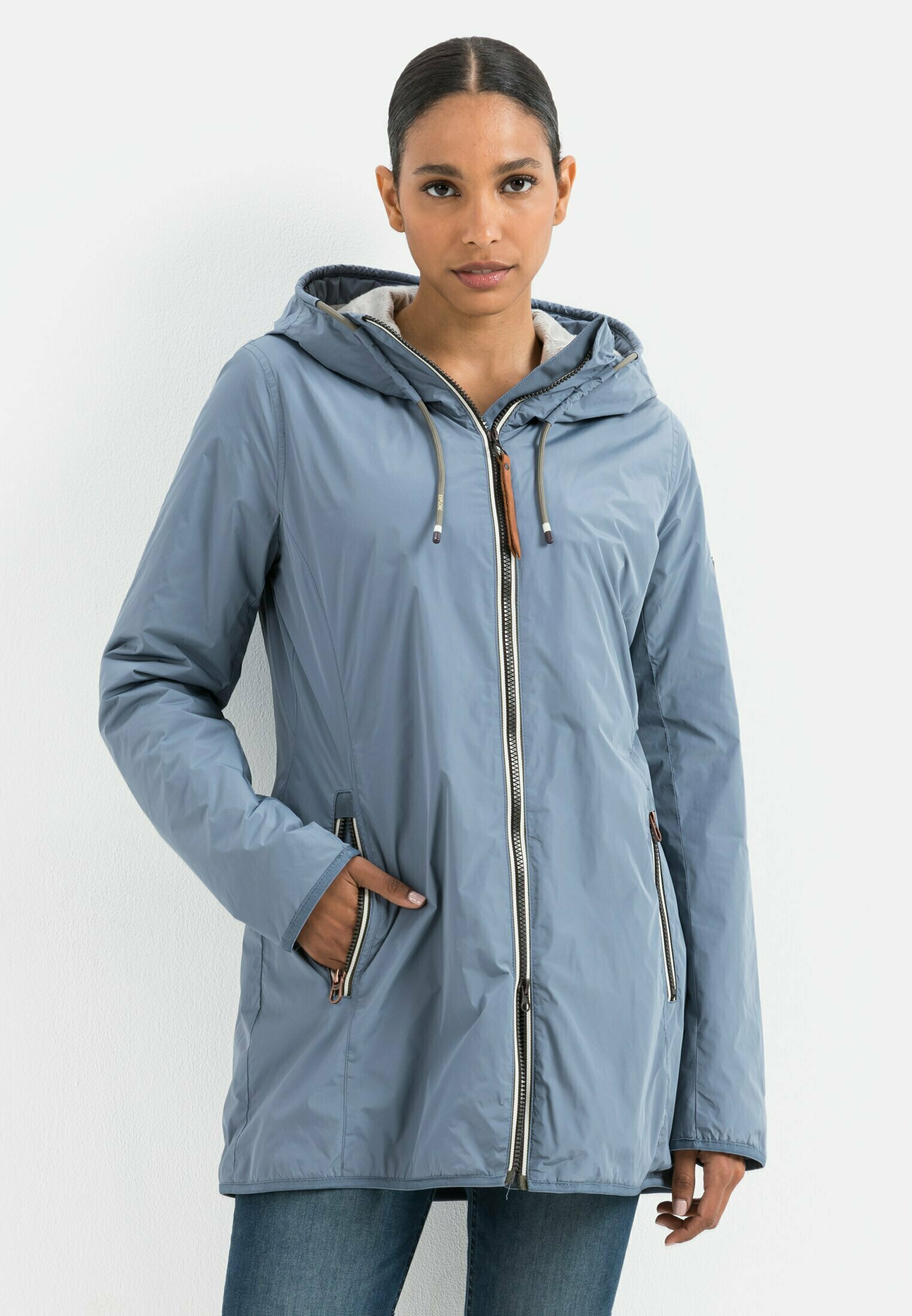 Jacken Damen Damenjacke Camel Smoke Blue Jacke Camel Active Damen
