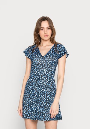 Vestito di maglina - black/blue