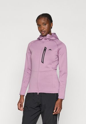 MILLY POLARTEC HOOD - Sweater met rits - very grape