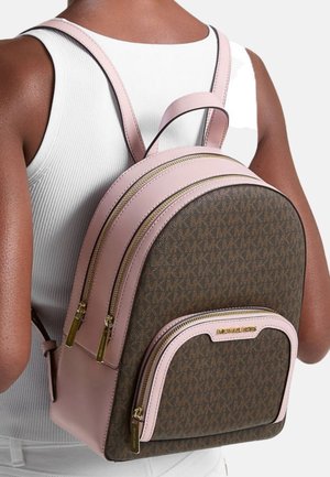Michael Kors, JAYCEE_DOUBLE ZIP_LEATHER UNISEX - Reppu - powder blush