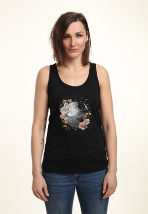 STAR WARS FLORAL DEATH STAR - Top - black