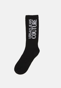 Versace Jeans Couture CALZINI GAMBALE - Calcetines - black/white