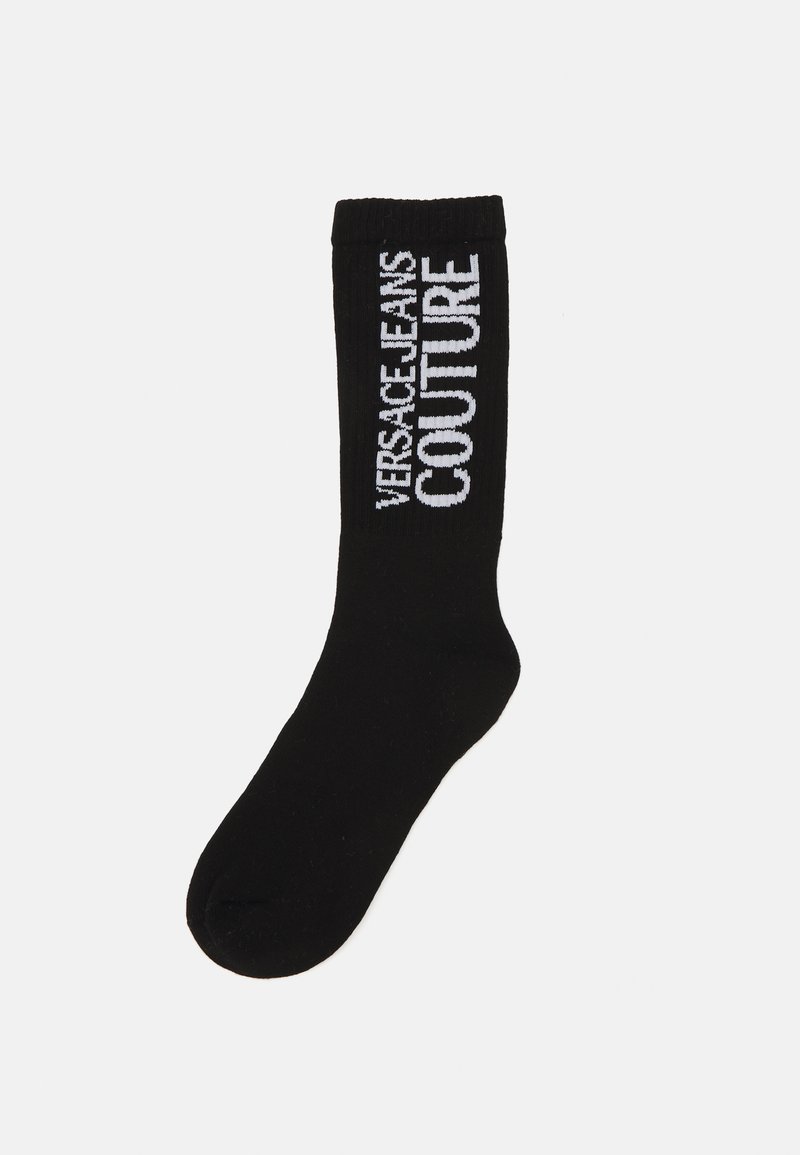 Versace Jeans Couture CALZINI GAMBALE - Calcetines - black/white
