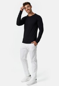 INDICODE JEANS LONGSLEEVE WILLBUR - Top dugih rukava - black