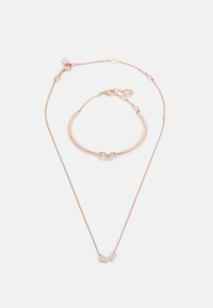 Swarovski MESMERA SET - Armband - white/rose gold-coloured shiny