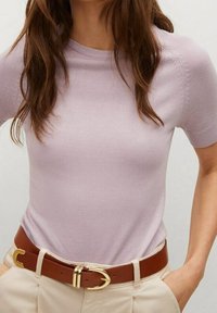 Mango T-shirt basic - purple