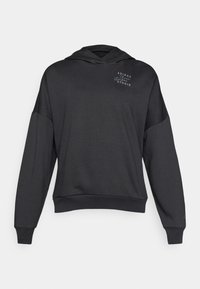 3 STRIPES STUDIO HOODIE - Kapucnis pulóver - black