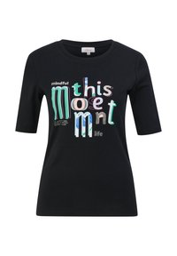 s.Oliver MIT FRONTPRINT - T-shirt z nadrukiem