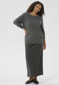 Kaffe Curve LETTY - Svetr - grey melange