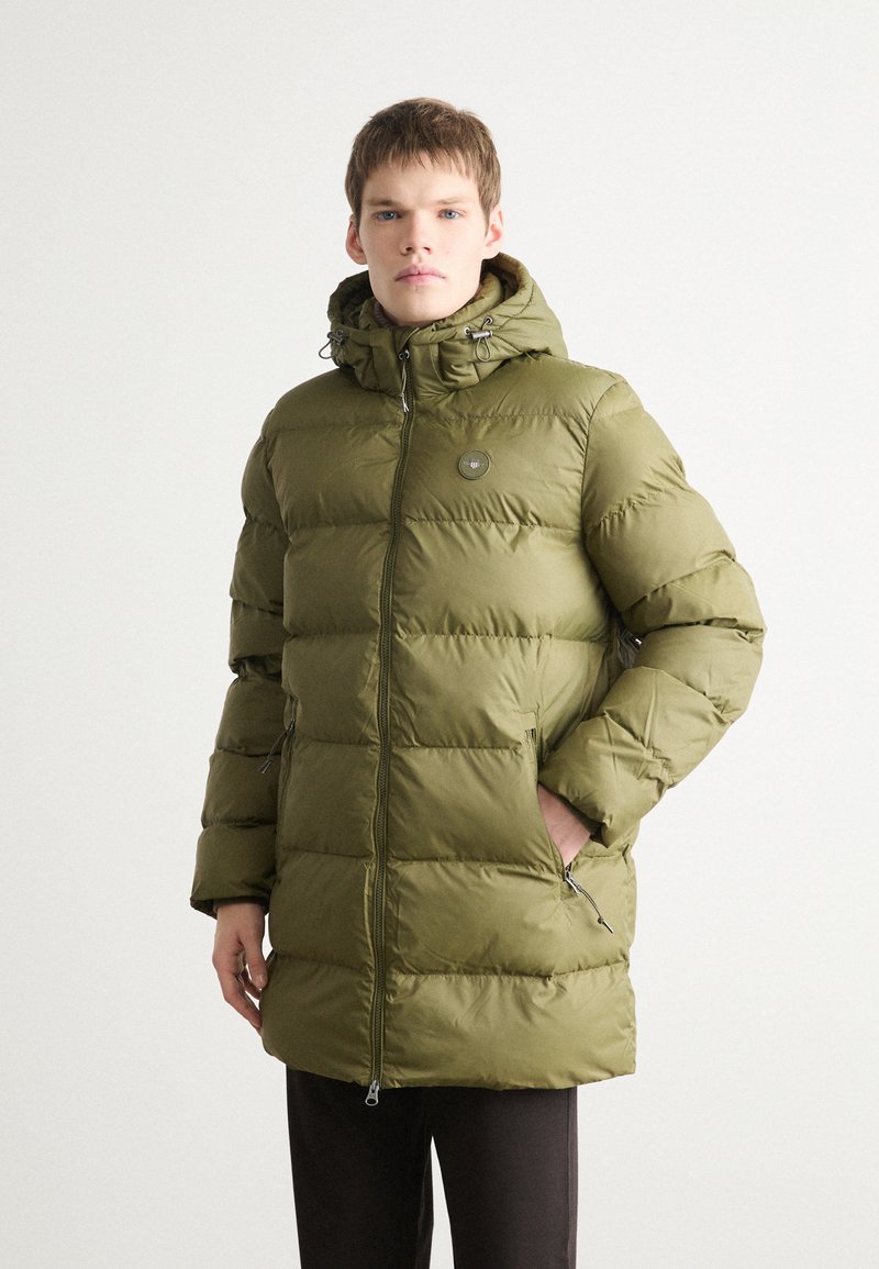 GANT ACTIVE CLOUD MID LENGTH - Vinterfrakke - juniper green