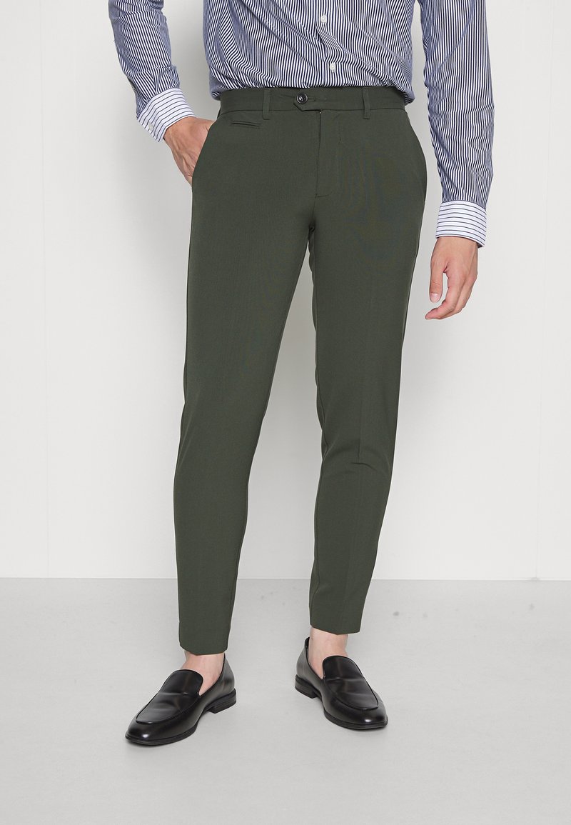 Lindbergh - SLIM FIT CLUB PANTS - Chino - wood green, Ingrandire