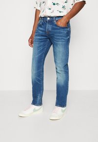 Scotch & Soda Vaqueros pitillo - metallic blue