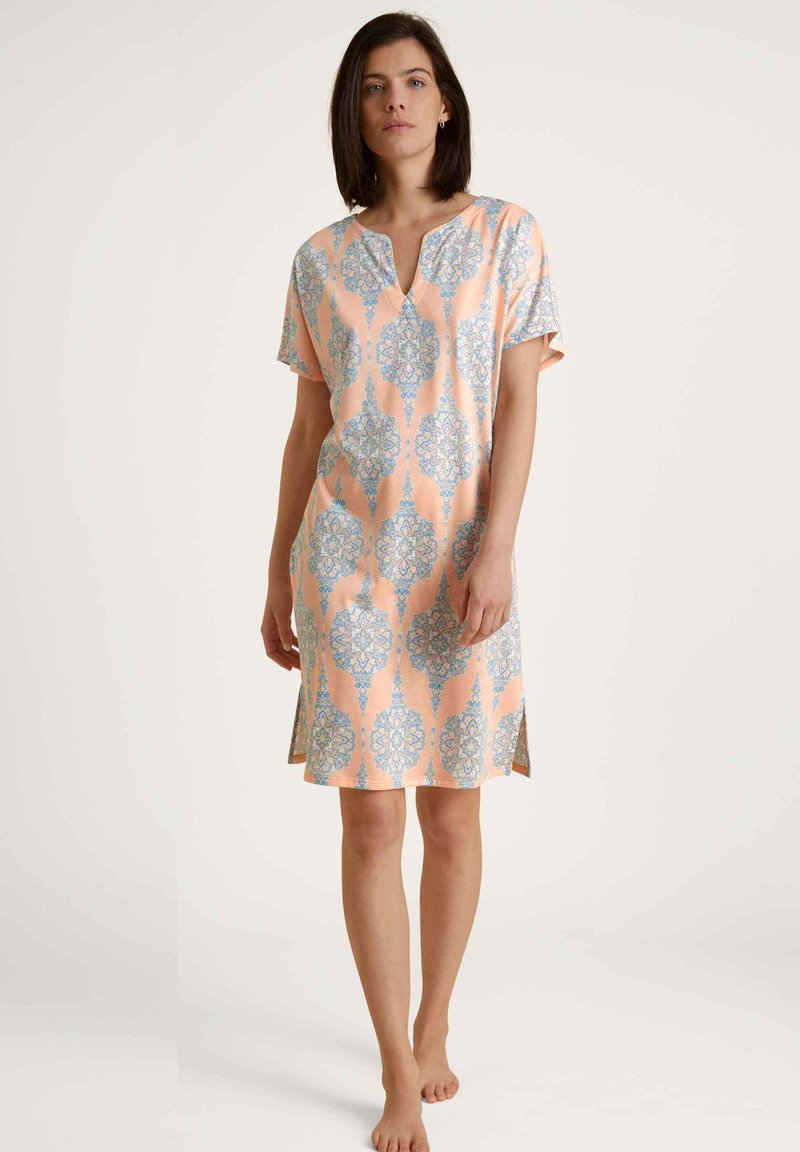 Calida KURZARM - Nachthemd - peach parfait