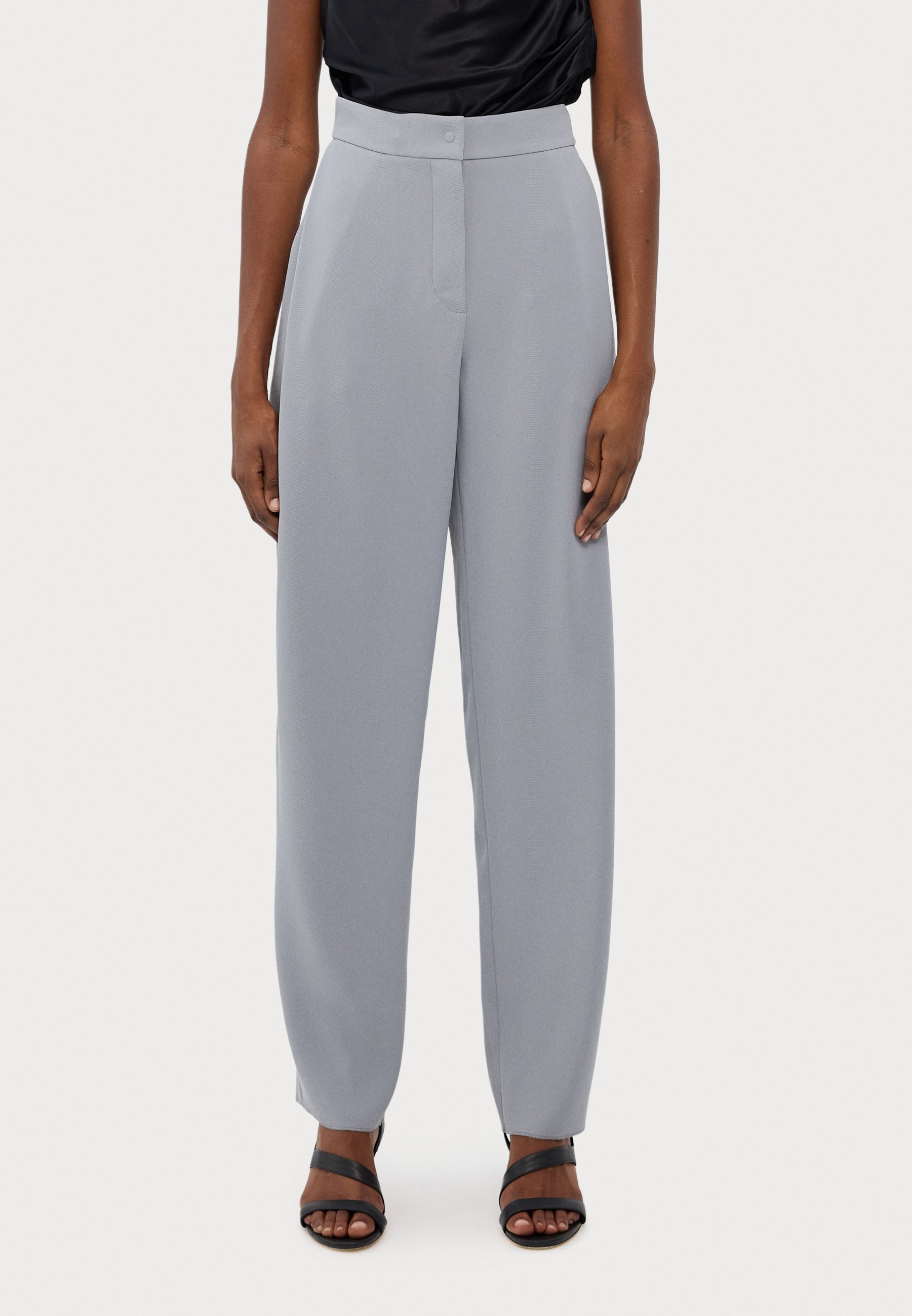 Emporio Armani PANTALONE - Trousers - moon grey/grey - Zalando.ie