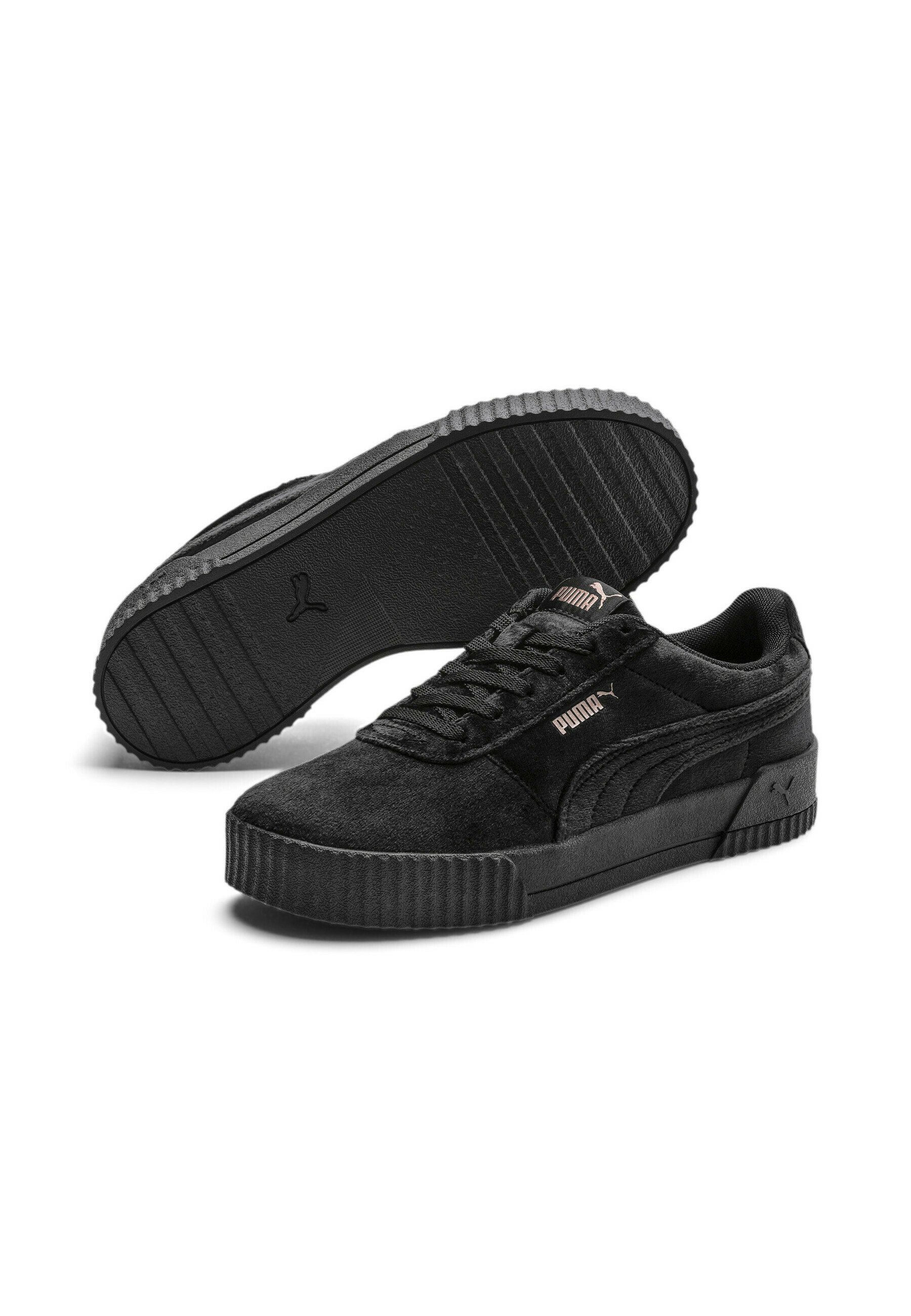 Puma CARINA - Sneaker low - black rose gold/schwarz - Zalando.de