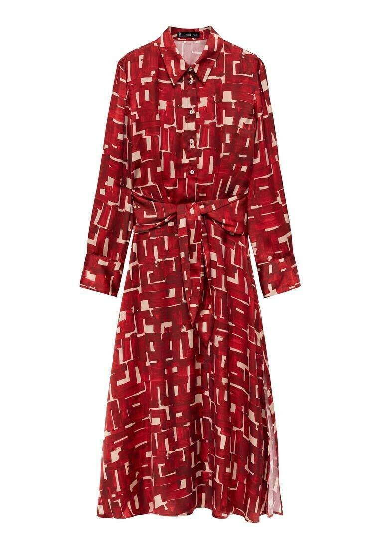 Clothing Mango Shirtdress Linen Shirt Dress With Bow Women MANGO OUTLET  Norway