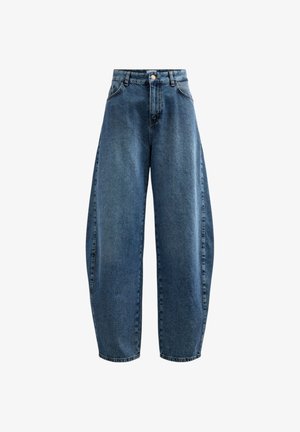 Nümph, NUAMSTERDAM HR BARREL JEANS P3013 - Wide Leg - medium blue denim