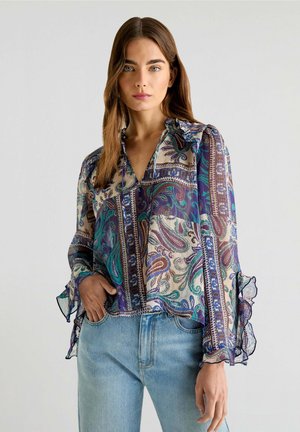 PASLEY RUFFLE - Pusero - purple brown