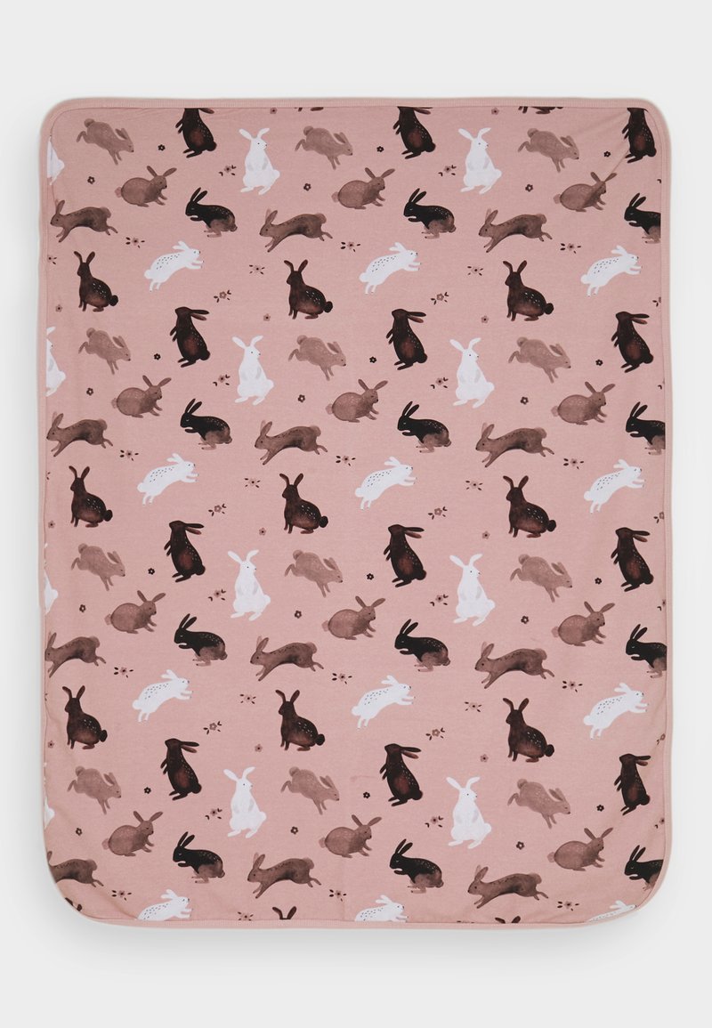 Walkiddy BLANKET RABBIT UNISEX - Dekica za bebe - pink