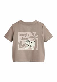 Next 2 PIECE SET- REGULAR FIT - Shorts - black white cheetah