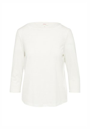 s.Oliver MIT 3/4 ÄRMELN - Long sleeved top - ecru