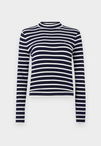 SLIM CODY - T-shirt à manches longues - dark night navy/ecru