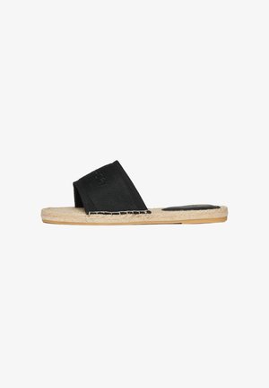Superdry & Co OVERLAY - Slip-on sandaler - black