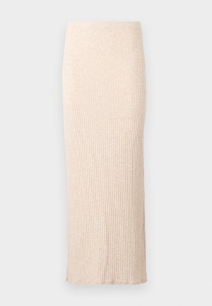ONLY ONLEMMY LONG SLIT TUBE SKIRT  - Jupe longue - pumice stone