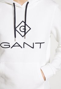 GANT LOCK UP HOODIE - Sweatshirt com capuz - eggshell