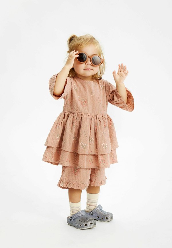 Blusenkleid - adobe rose aop