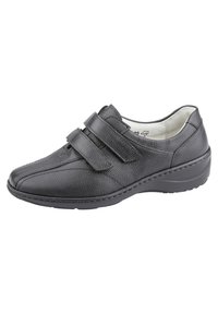 Waldläufer Slipper - schwarz