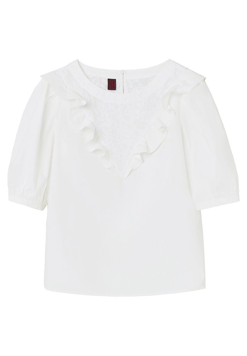 Stefanel Blouse wit Stefanel Blouse wit
