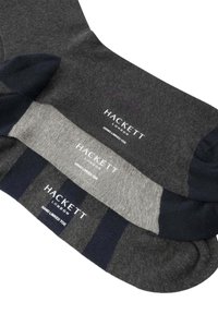 Hackett London HARRY PLACEMENT 3 PACK - Strømper - granite grey