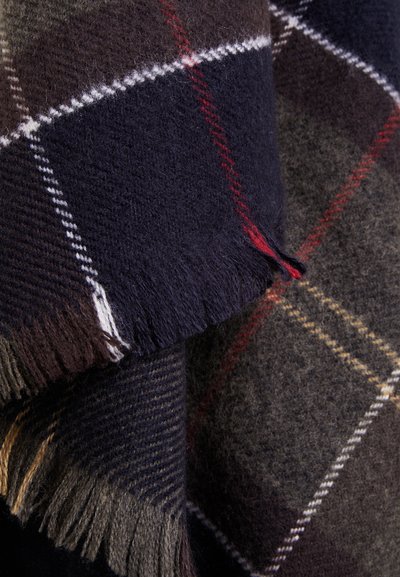 Barbour STAFFIN TARTAN SERAPE - Пелерина - olive