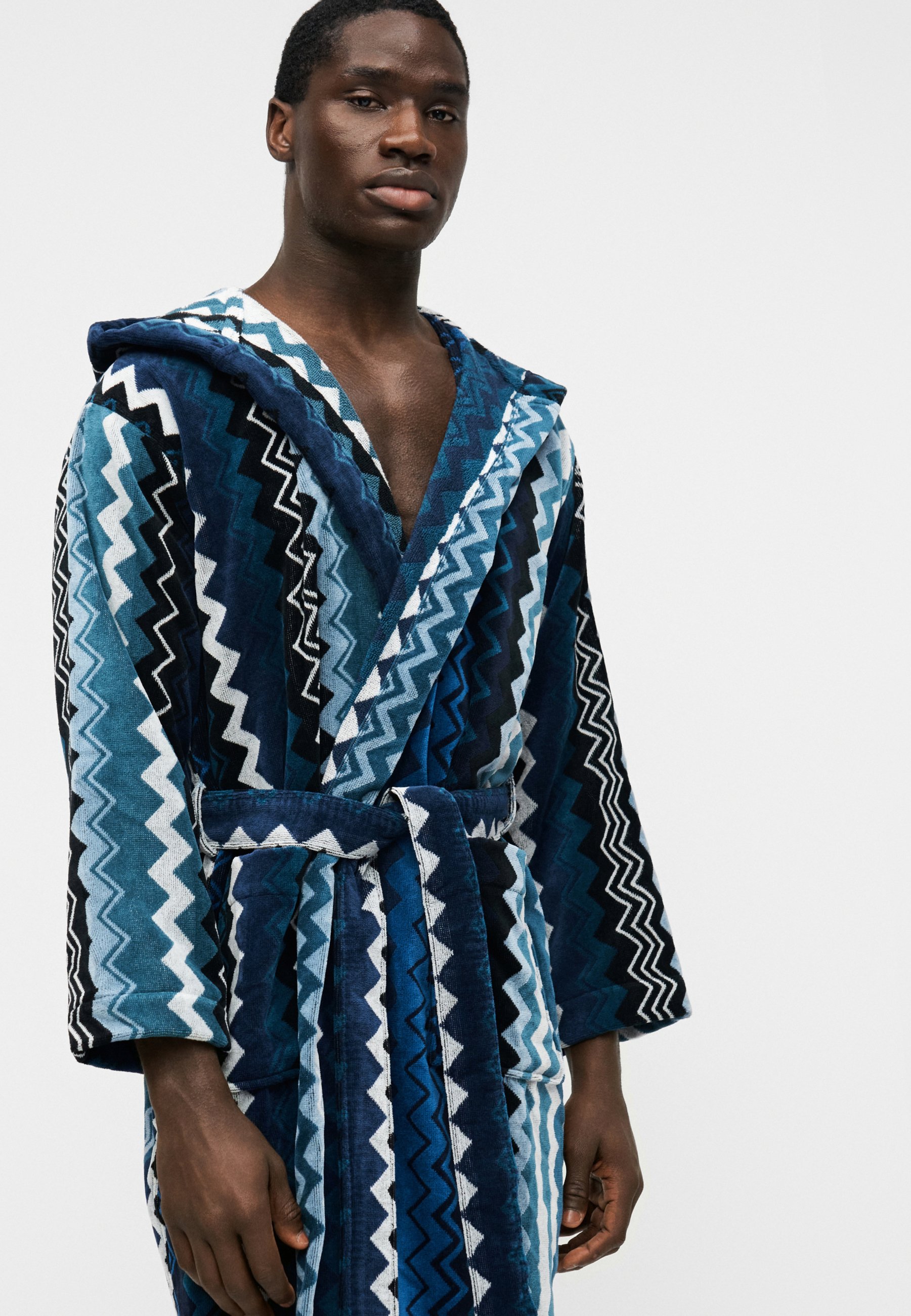 Missoni GIACOMO UNISEX - Dressing gown - blue - Zalando.co.uk