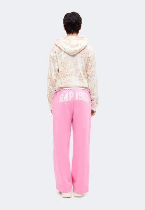GAP, LOGO BACK HIT STRAIGHT LEG - Долнище на анцуг - pink flamingos