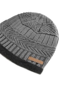 Normani Mütze - grau schwarz