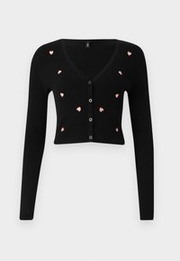 ONLEMBA V NECK CARDIGAN - Kardigan - black