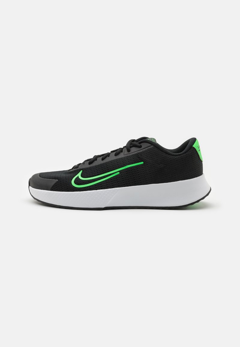 Nike Performance VAPOR LITE 2 - Teniški copati za različne podlage - black/poison green/white