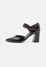 Escarpins Paul Green Noir - Taille 5.5 US (3 EUR) - Occasion Très Bon état - Style Mary Janes