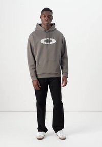 Oakley NEW RETRO HOODIE - Felpa - shadow/black