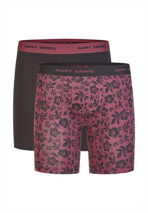 Happy Shorts, 2 PACK - Boxer briefs - schwarz/bordeaux
