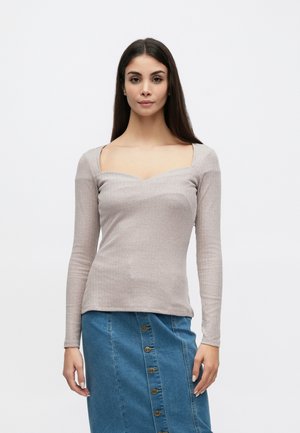 Topper langermet - light brown