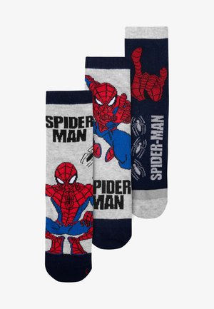 Marvel 3ER PACK SPIDER-MAN - Calze - blau blau