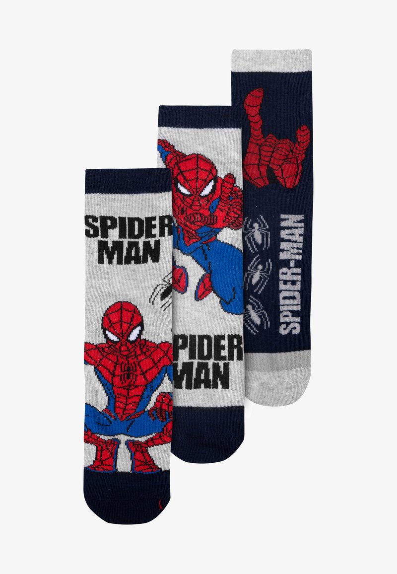 Marvel 3ER PACK SPIDER-MAN - Socks - blau blau