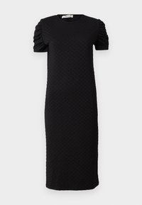 SUN REFLECTION DRESS - Trikotaažkleit - black